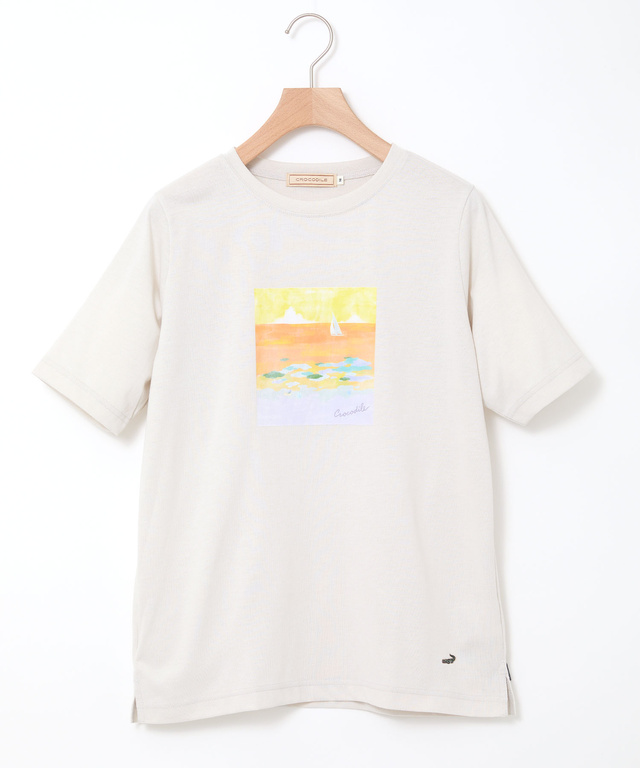 モチーフプリント Tシャツ