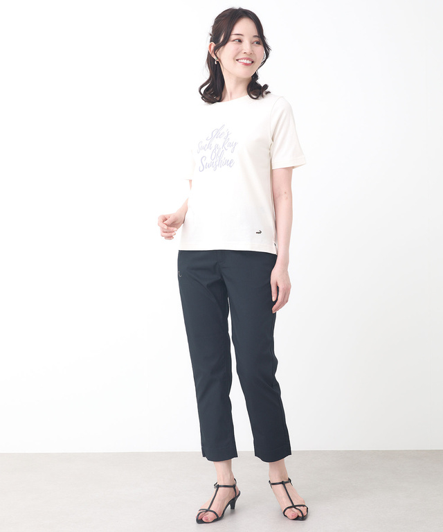 コットン ロゴプリント Tシャツ