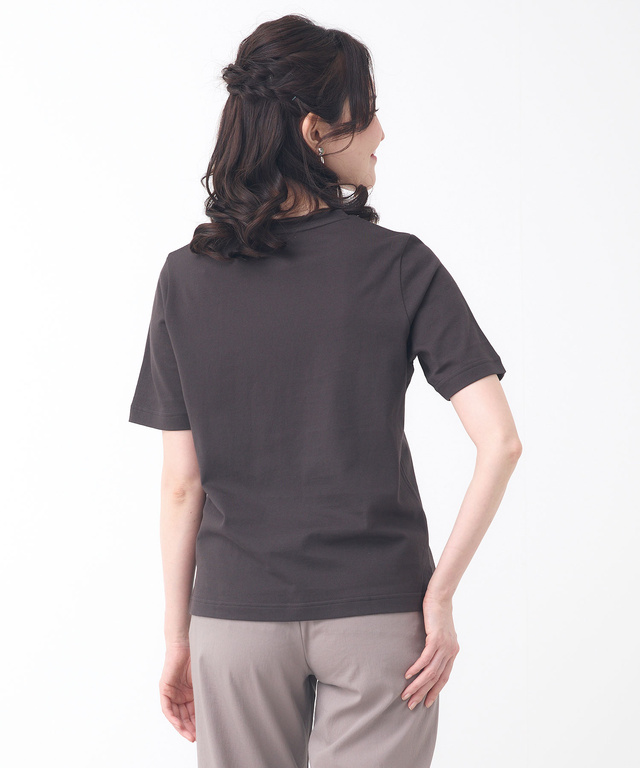 コットン ロゴプリント Tシャツ