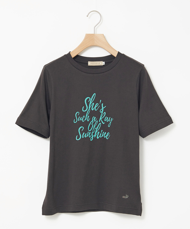 コットン ロゴプリント Tシャツ