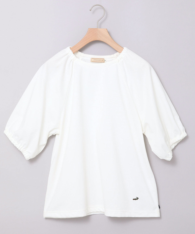 ギャザースリーブ デザイン カットソー【一部店舗限定】