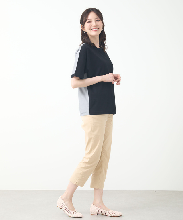 ドルマンスリーブ 切り替え カットソー【一部店舗限定】