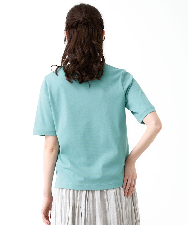 フラワーリース プリント  Tシャツ