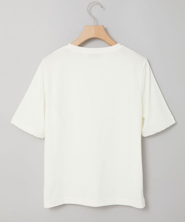 フラワーリース プリント Tシャツ