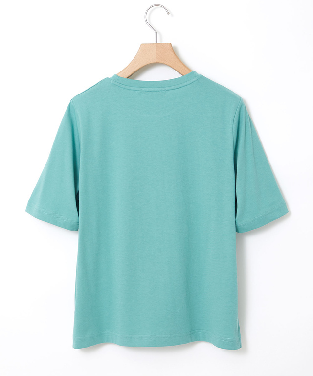 フラワーリース プリント Tシャツ