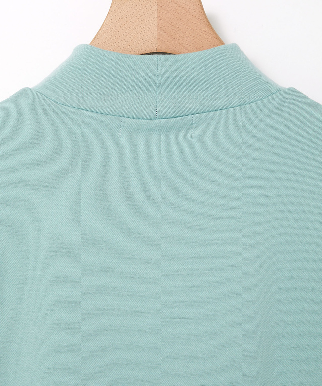 スムース ハイネック カットソー