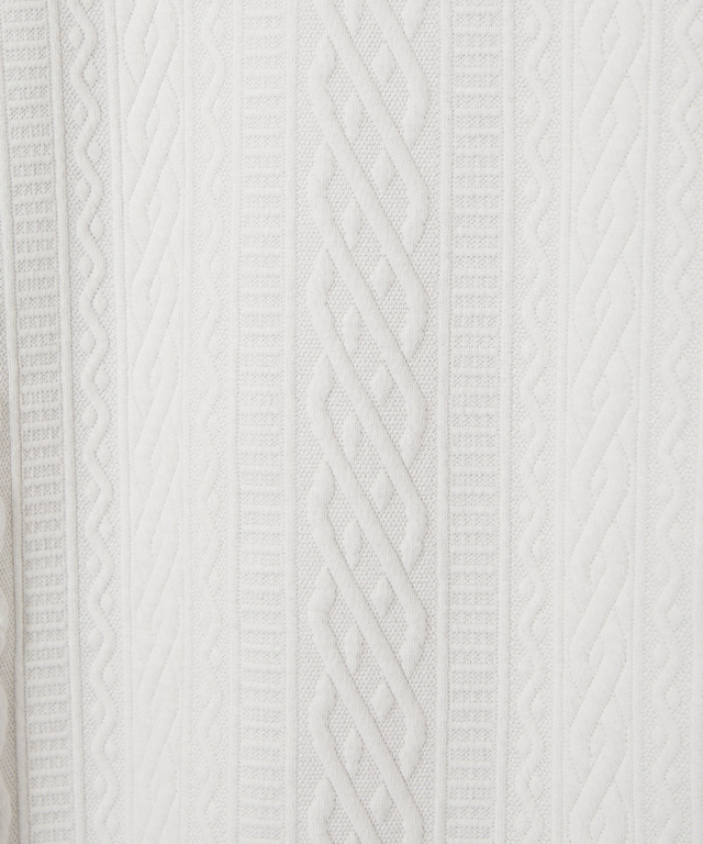 ケーブルジャカード ハイネック カットソー【一部店舗限定】