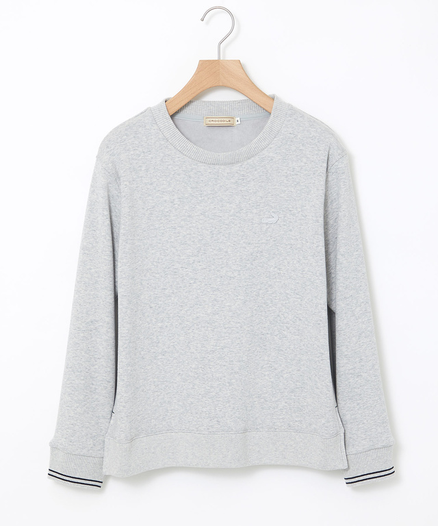 クルーネック リブ カットソー