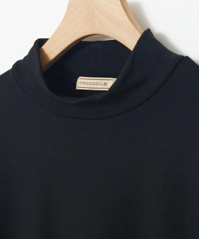 ミニ裏毛 ハイネック カットソー【一部店舗限定】