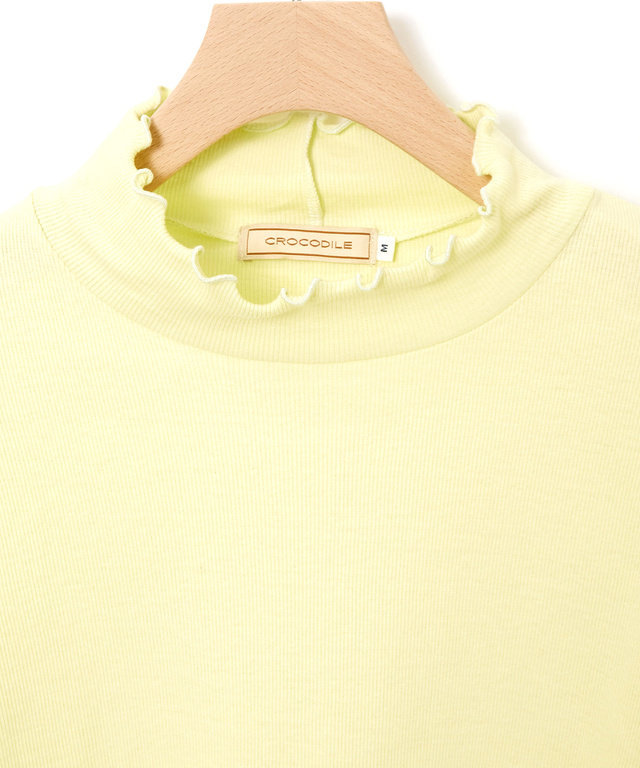 メロー ハイネック カットソー