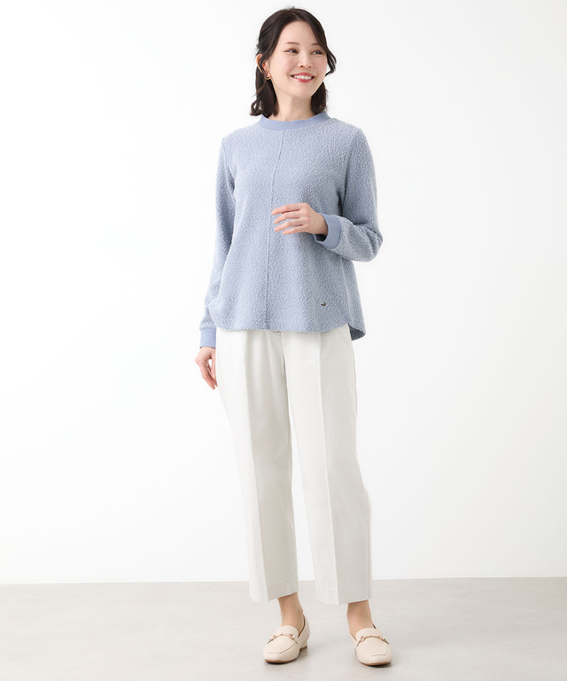 ツイードライク プルオーバー カットソー