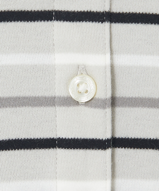 ボーダー 長袖 ポロシャツ