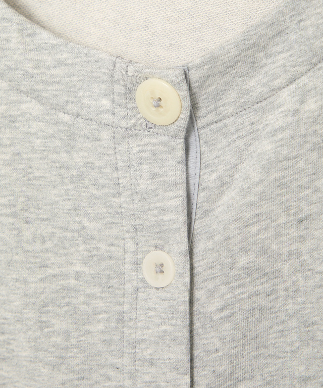 ミニ裏毛 ボタン ベスト