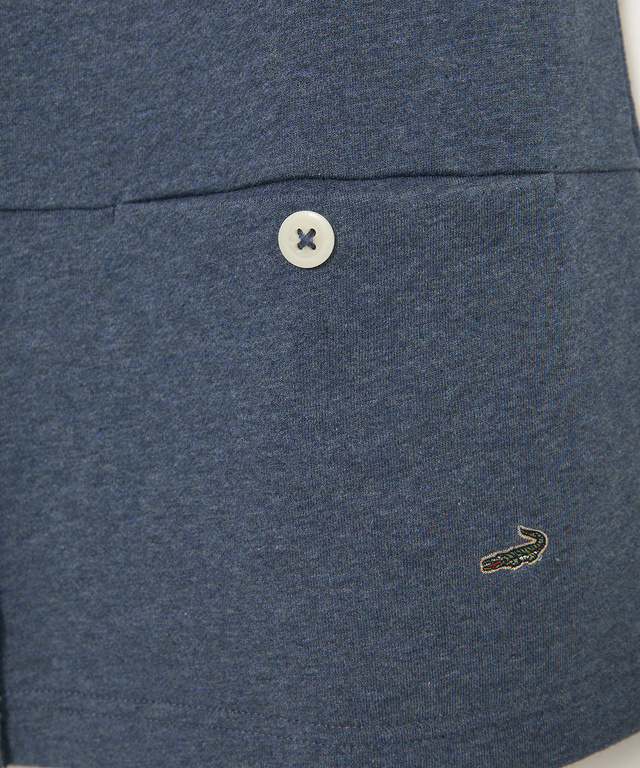 ミニ裏毛 ボタン ベスト