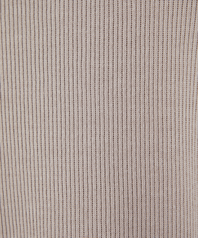 メランジリブ プルオーバー カットソー