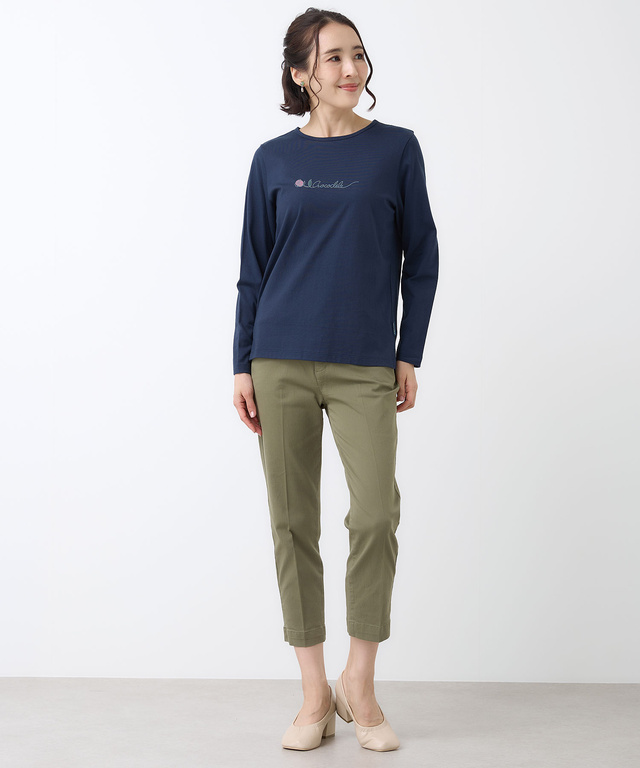 ロゴプリント 長袖 Tシャツ【UVカット】【オンラインショップ・一部店舗限定】