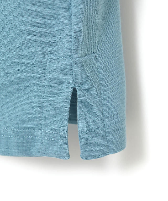 リップルボーダー 七分袖 Tシャツ