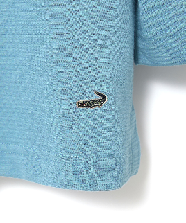 リップルボーダー 七分袖 Tシャツ