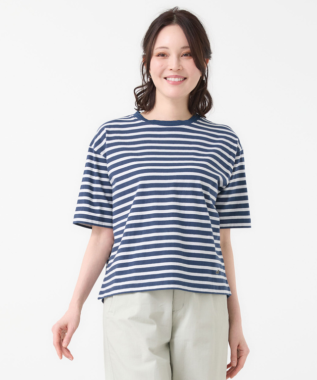 天竺 ボーダー Tシャツ