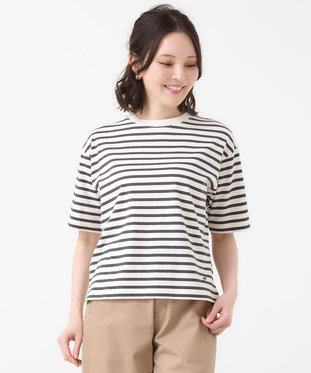 天竺 ボーダー Tシャツ