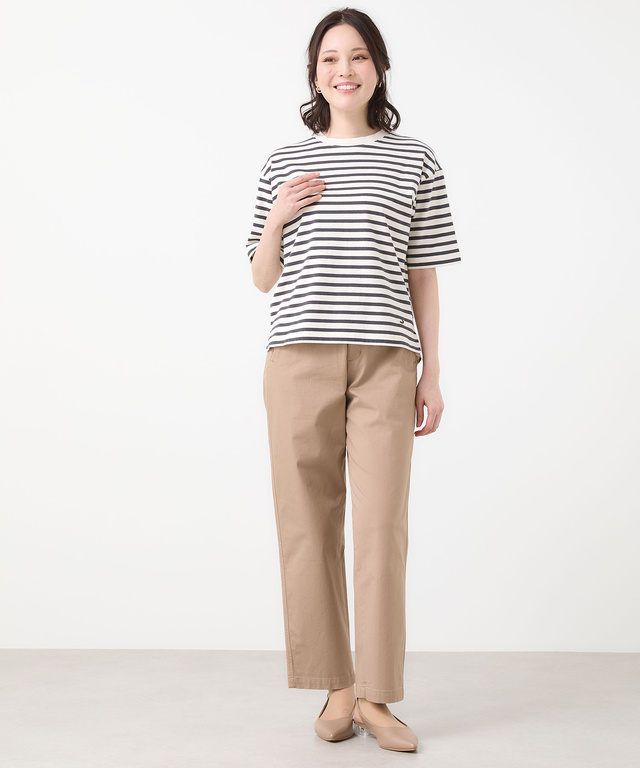 天竺 ボーダー Tシャツ