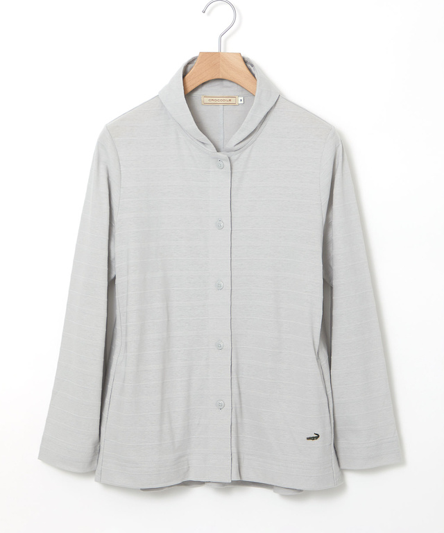 スノーコットン フード カーディガン【接触冷感】