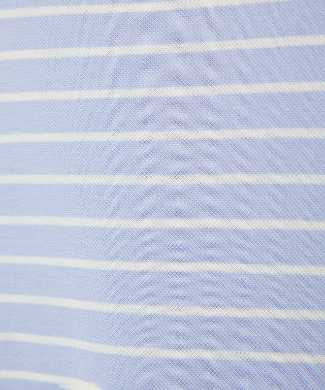 スノーコットン 鹿の子ボーダー Tシャツ【接触冷感】