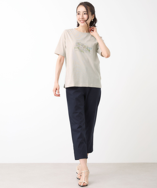 水彩調 プリント  Tシャツ【吸汗速乾】