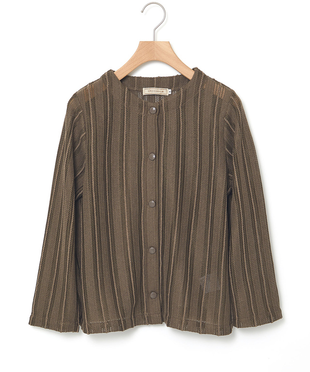 レース カット カーディガン