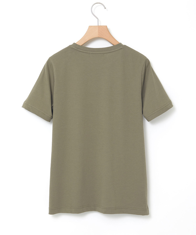 プレーティング天竺 モチーフプリント Tシャツ【UVカット】