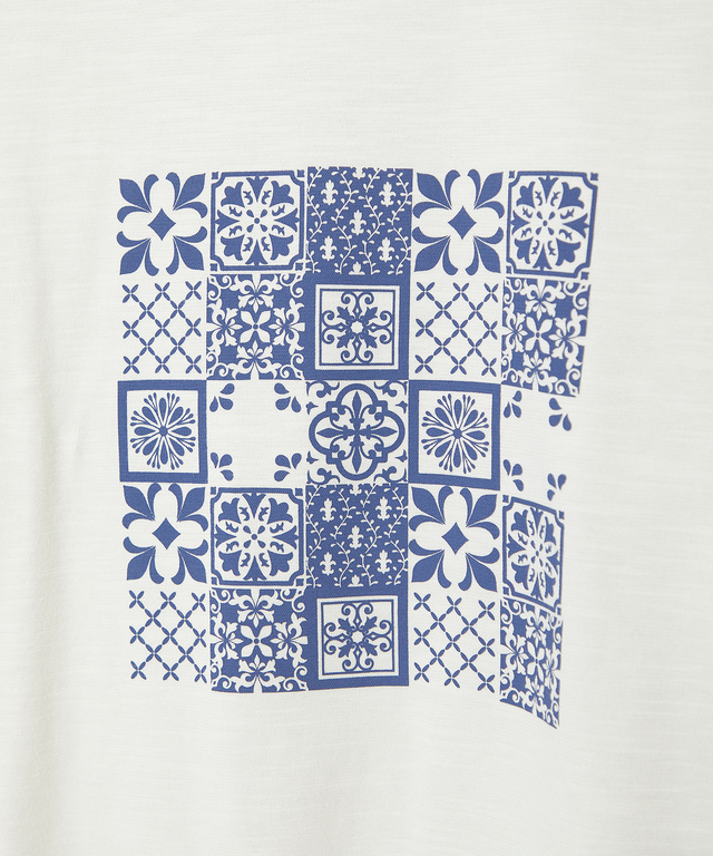 天竺 プリント Tシャツ【オンラインショップ・一部店舗限定】