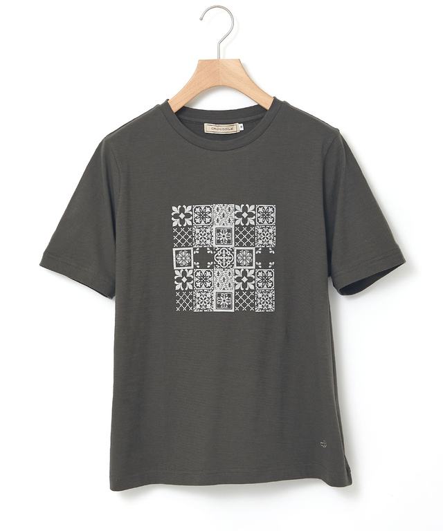 天竺 プリント Tシャツ【オンラインショップ・一部店舗限定】