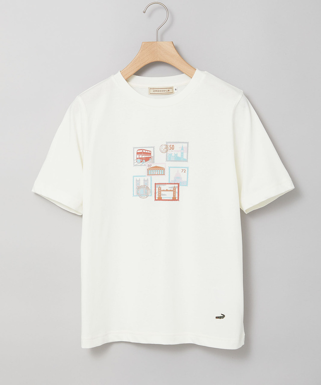 プレーティング天竺 プリント Tシャツ【オンラインショップ・一部店舗限定】