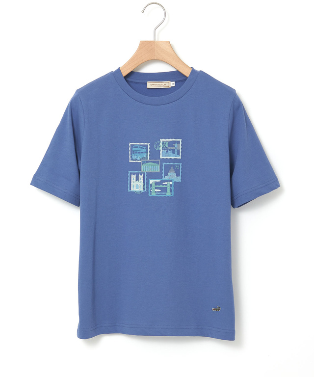 プレーティング天竺 プリント Tシャツ【オンラインショップ・一部店舗限定】