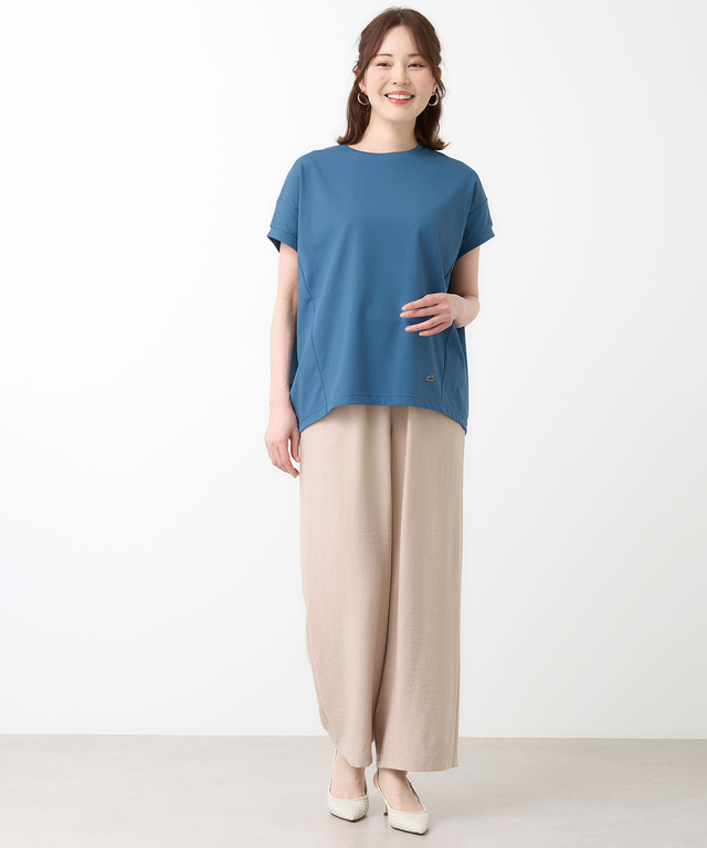 フレンチスリーブ ワイド Tシャツ【オンラインショップ・一部店舗限定】