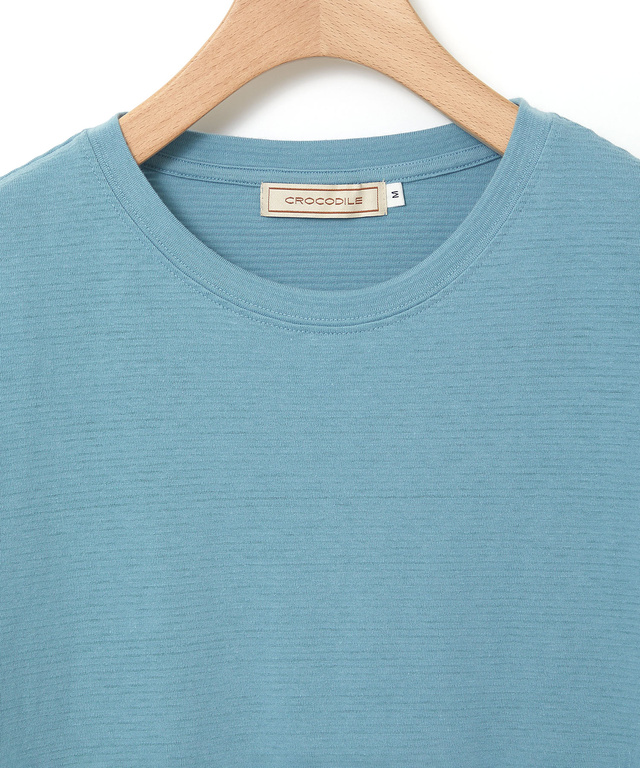 リップルボーダー 半袖 Tシャツ【オンラインショップ・一部店舗限定】