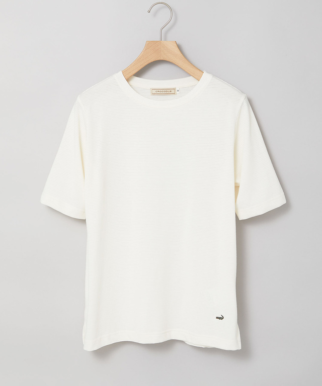 リップルボーダー 半袖 Tシャツ【オンラインショップ・一部店舗限定】