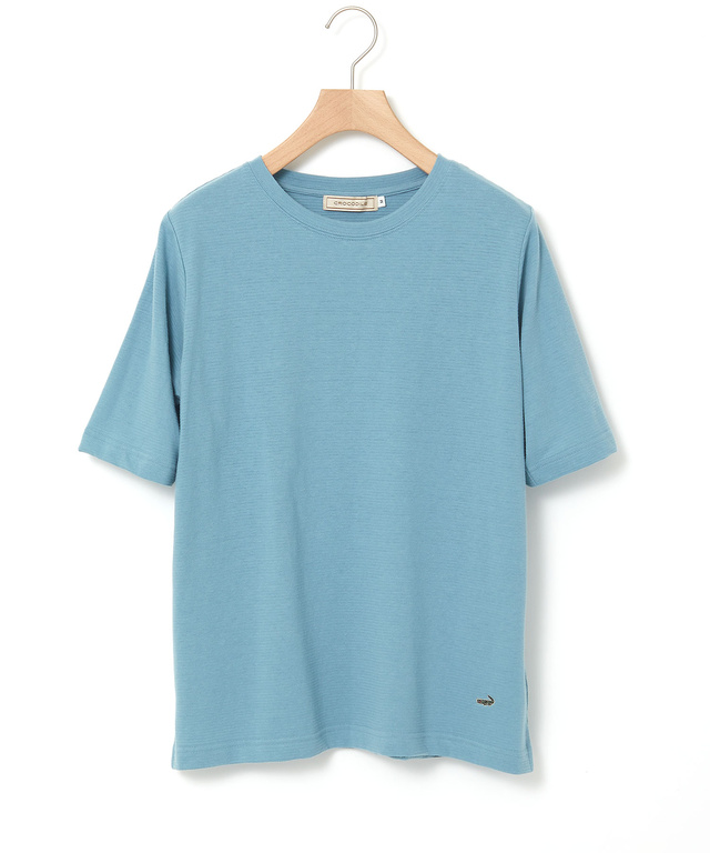 リップルボーダー 半袖 Tシャツ【オンラインショップ・一部店舗限定】
