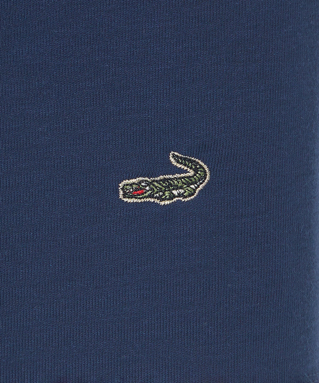 プレーティング天竺 スタンププリント Tシャツ