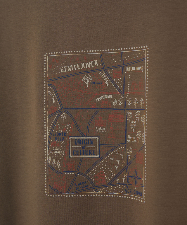 長袖 プリント Tシャツ【オンラインショップ・一部店舗限定】