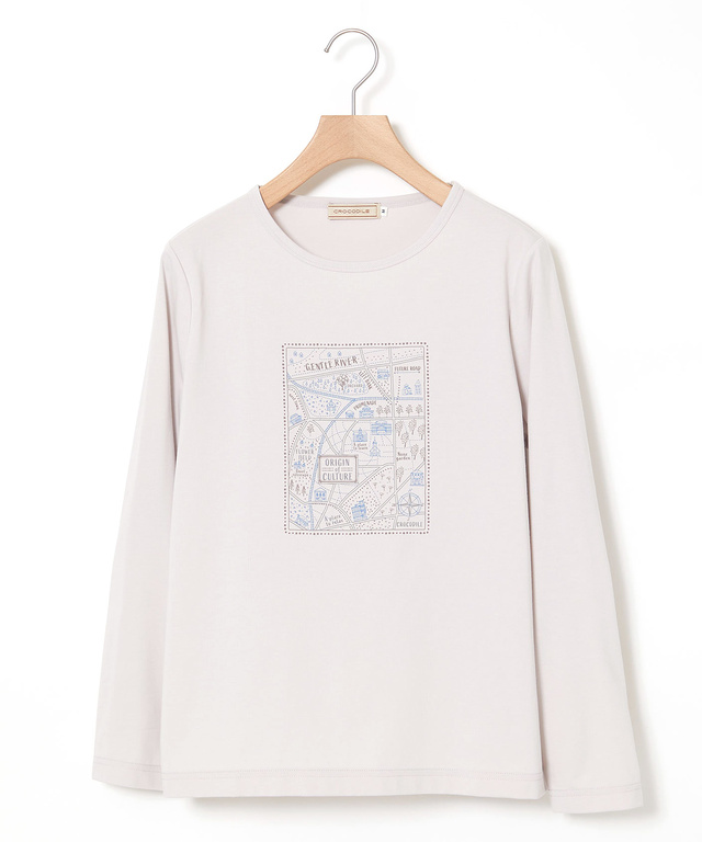 長袖 プリント Tシャツ【オンラインショップ・一部店舗限定】