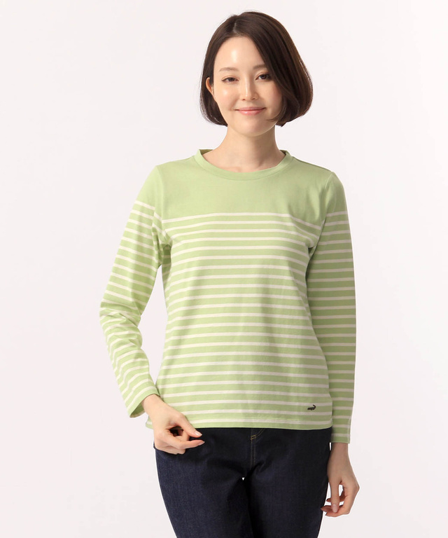 カリフォルニアコットンボーダーTシャツ