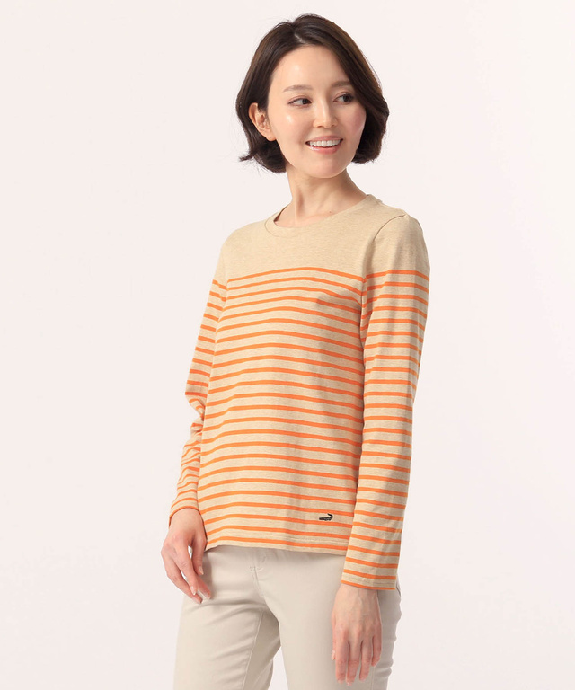 カリフォルニアコットンボーダーTシャツ