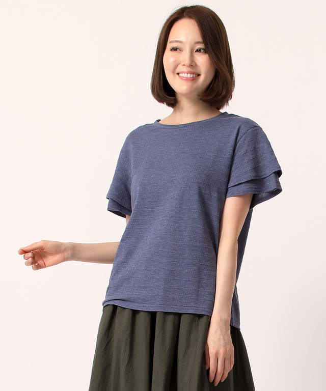 クロコダイルレディス 袖フレアTシャツ