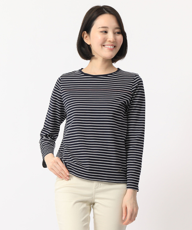 カリフォルニアコットンボーダーTシャツ