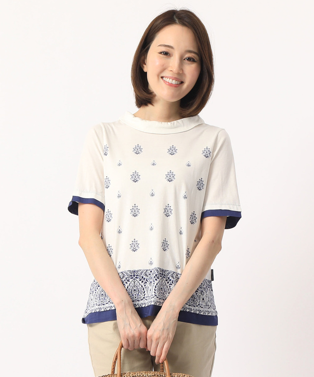 パネルプリントTシャツ