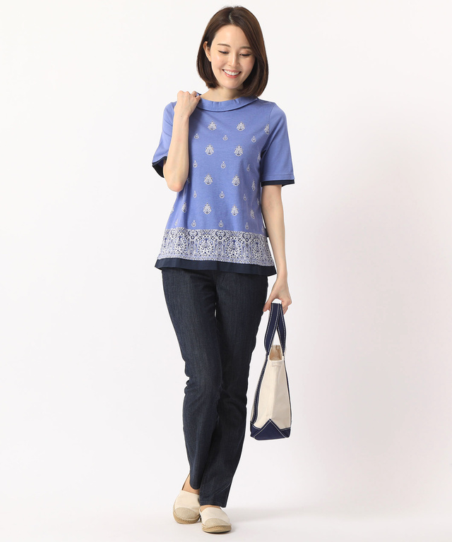 パネルプリントTシャツ
