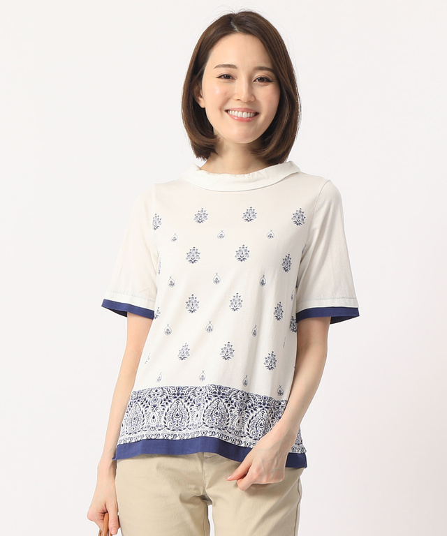 パネルプリントTシャツ