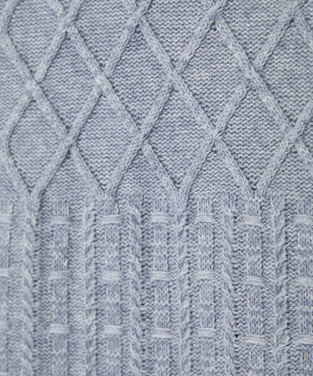 コットンウール ハーフスリーブ ニット【手洗いOK】