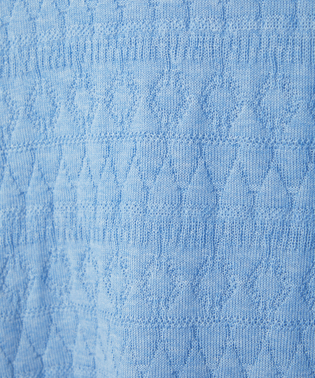 ウールブレンド リンクス編み ニット【手洗いOK】